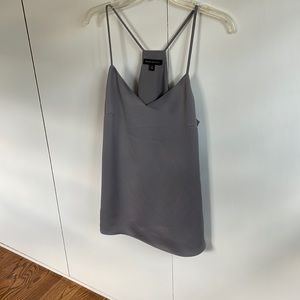 lined BR silver top - machine washable